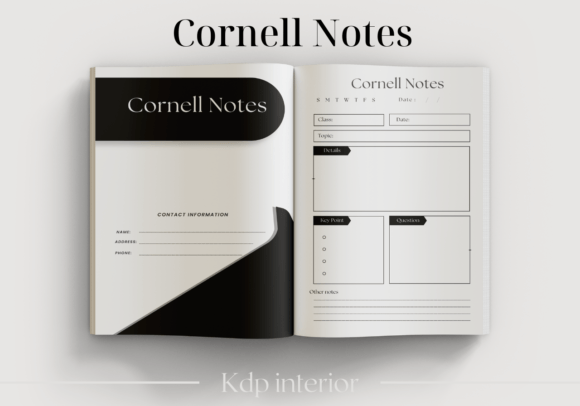 Download Cornell Notes Notebook - Kdp Interior - Notebook Collection