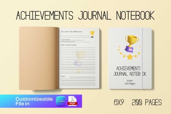Download Achievements Journal Notebook Interior - Notebook Collection
