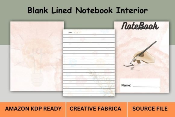 Download Lined Journal Notebook, Interior + Cover - Notebook Collection
