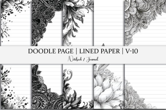 Download Lined Paper | Doodle Page | Notebook - Notebook Collection
