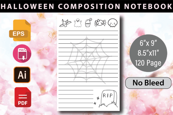 Download Halloween Composition Notebook Interior - Notebook Collection